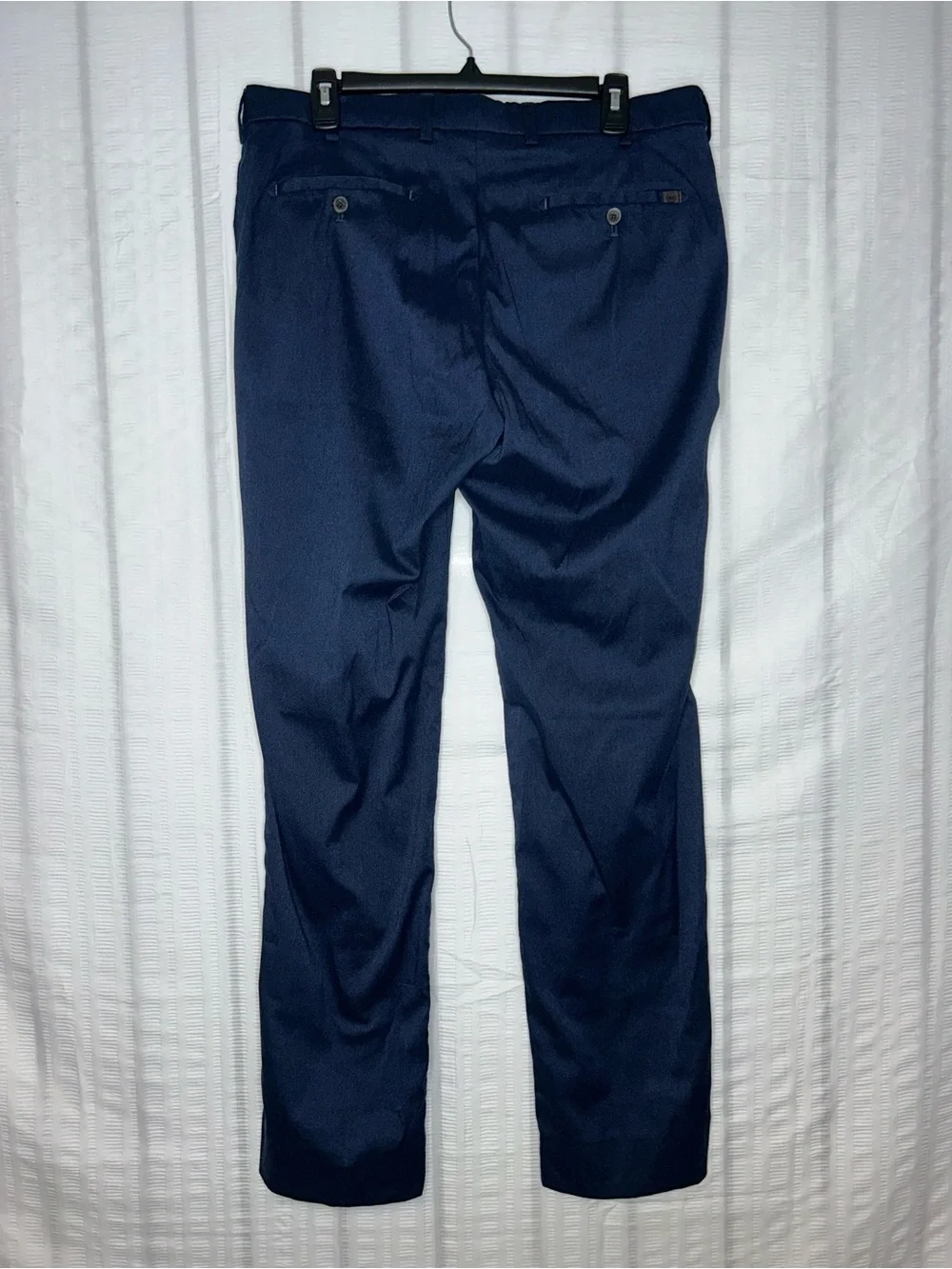 Peter Millar EB66 Pants Men's Size 34x32 Navy Trousers Performance Logo Back